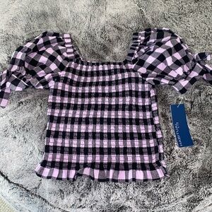 Habitual kids black and purple top